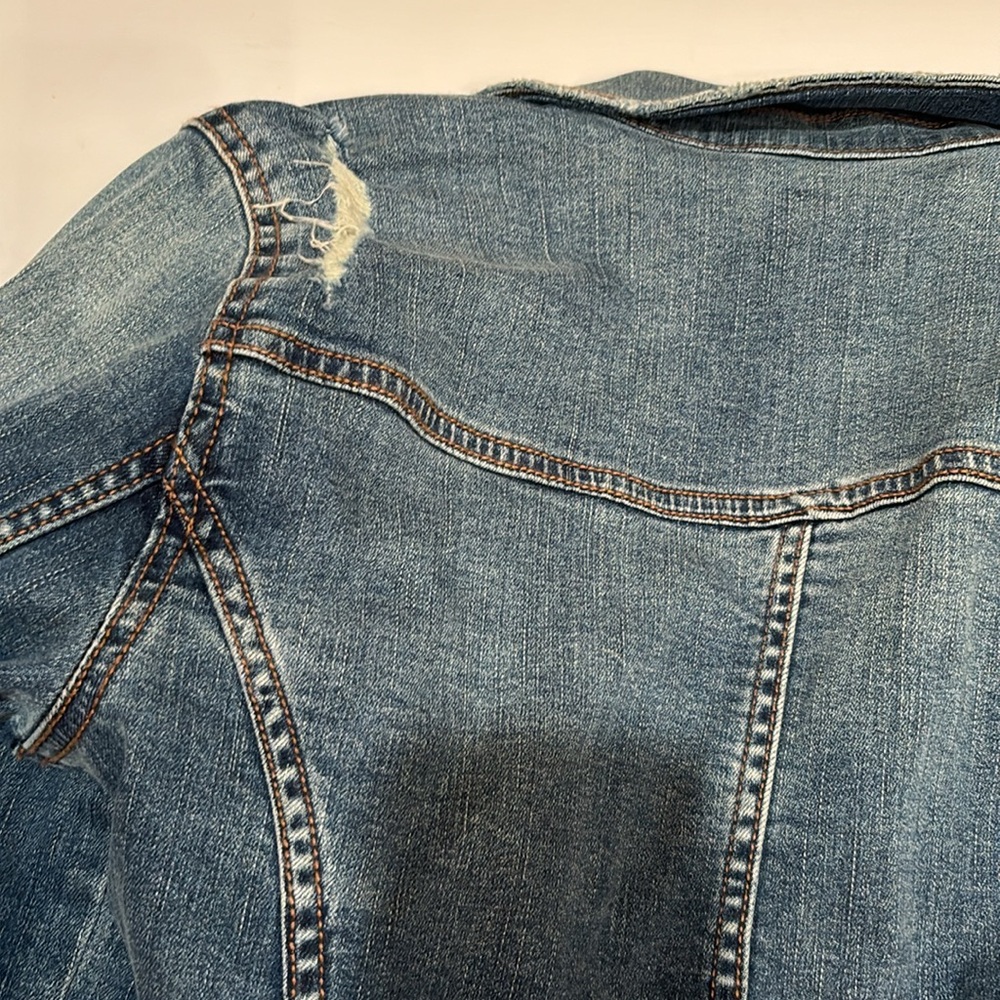 NWT ROCK & REPUBLIC Denim, jean jacket, medium, indigo size small women’s - Picture 9 of 10